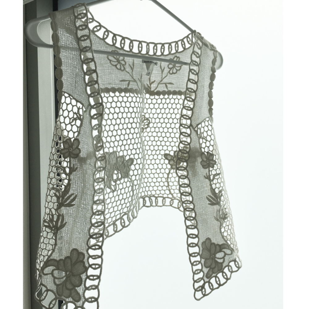 Club Monaco Intricate Lace Vest